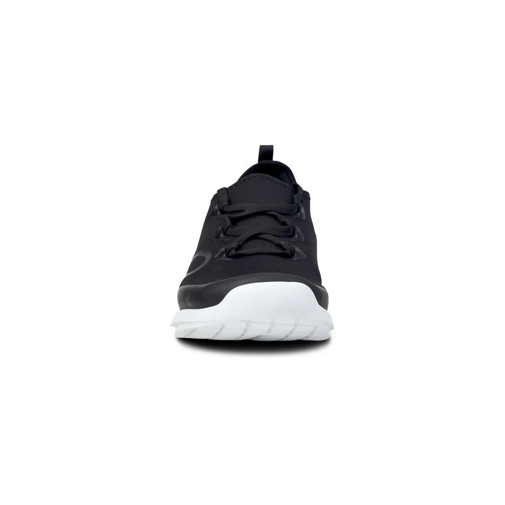 OOFOS Women's OOmg Sport LS Low Shoe - White Black Size 8 NEW - Picture 4 of 6